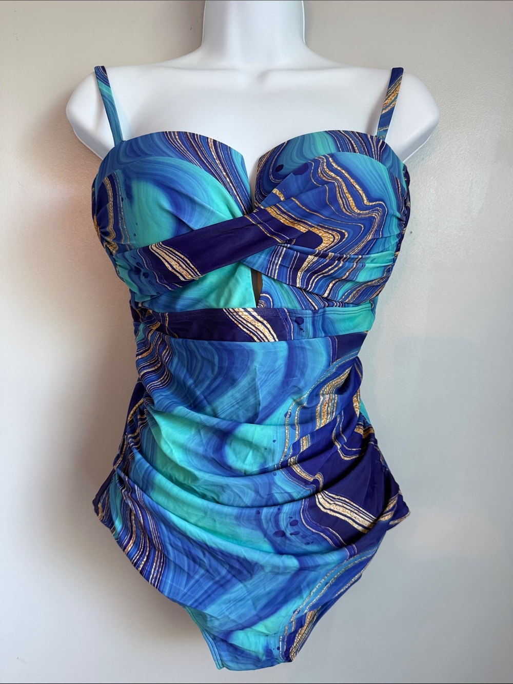Eomenie Push Up Tummy Control Swimsuit
